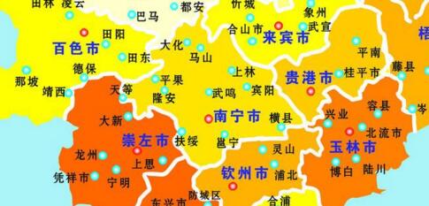 廣西有多少個市？多少個縣級市？多少個地級市？哪個最富裕？哪個發展最快？