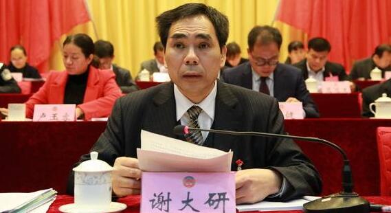 謝大研被查，曾任來賓市人大副主任、忻城縣委書記，市委副秘書長(謝大研簡歷圖)